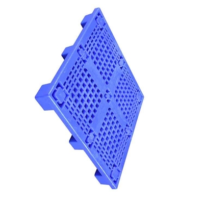 Nahrungsmittelfabrik-flache Kunststoffpalette 1000 x 1000 x 140 blaue HDPE 0.6T Last