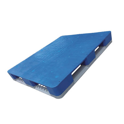 HDPE industrielle Kunststoffpalette-Blau-120*100cm gelüftete Spitze