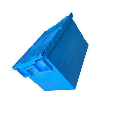 HDPE stapelbares 600x400 industrieller logistischer Kasten-blauen recyclebaren Plastik verpackend