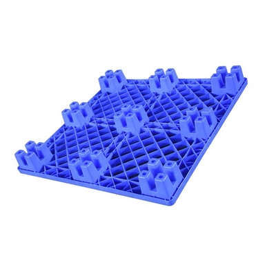 Blaues HDPE nistbare Kunststoffpaletten dynamische Last 1100 x 1100 600Kg für medizinisches