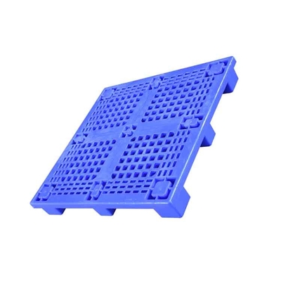 Nahrungsmittelfabrik-flache Kunststoffpalette 1000 x 1000 x 140 blaue HDPE 0.6T Last