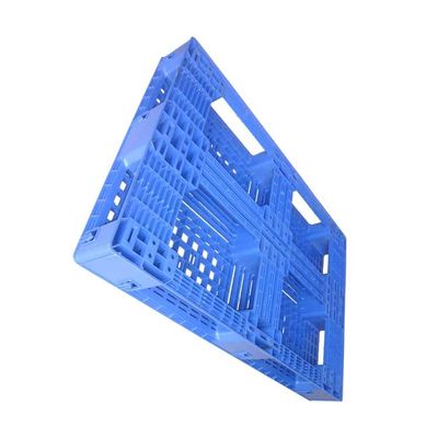 Blaue PET Kunststoffpalette 1200 x 800 Läufer SGS sechs korrosionsbeständig