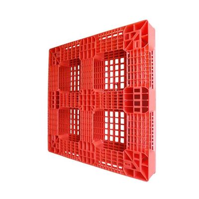 1100 x 1100 industrielle Kunststoffpaletten rotes HDPE