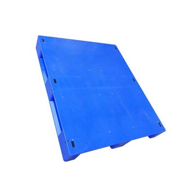 Blaue Wirtschafts-Kunststoffpaletten der statischen Belastung 6T 120 x 100cm blaue Kunststoffpaletten