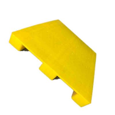Gelber USDA genehmigte Kunststoffpalette-Speicher PET Export 120x100cm
