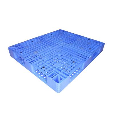 STREICHELN Sie völlig umschaltbares Rackable-Kunststoffpalette-Blau 130 x 110cm
