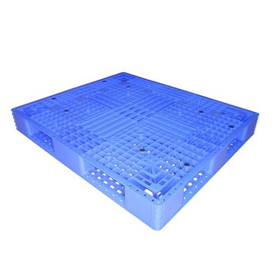 Stapelbare Kunststoffpalette blaues 1000x1000 des Lager-3500Kg