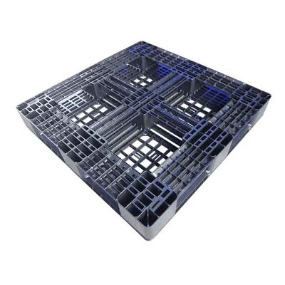 1100 x 1100 Kunststoffpaletten schwarze SGS-Plastikversandpaletten