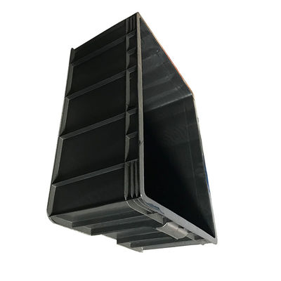 Beweglicher Plastikplastikkasten 40L DES PET ESD-Schwarz-logistischer Kasten-540*420