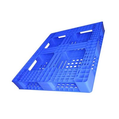 HDPE blaue feste Euroart Kunststoffpalette-1200*1000 dimensional stabil