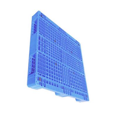 PET 43.3X43.3' blaues 5000Kg stapelbare Kunststoffpalette für Logistik-Speicher