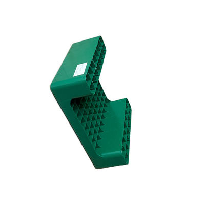 Grüne HDPE 450x350 stapelbare Kunststoffpalette für Lager-Hafen