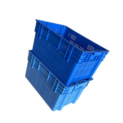 Aufbereitete blaue Gemüseschließung der Polypropylen-bewegliche Kisten-600x400 des Verschluss-2Kg