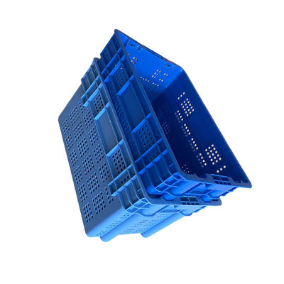 Hygienisches Polyäthylen-bewegliche Kisten-Meeresfrucht-Markt-Last 50Kg 60X40 HD