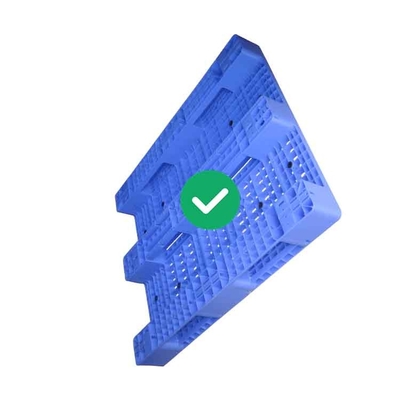 Transport-Kette der Lasts-5T blaues gekühlte der Kunststoffpalette-1300X1100 HDPE