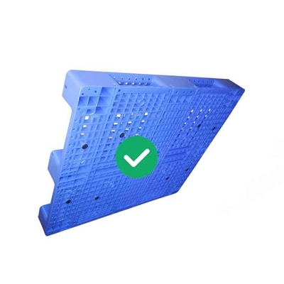 Transport-Kette der Lasts-5T blaues gekühlte der Kunststoffpalette-1300X1100 HDPE