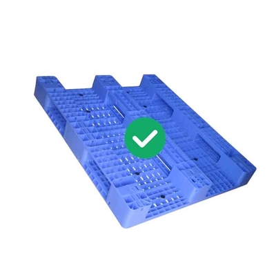 FDA-PET Lager-Kunststoffpalette 2000Kg laden offene Plattform 1300X1100