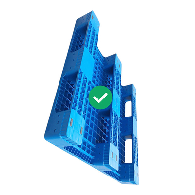 1.2X1.2m wiederverwendbares bewegliches Kisten-Kunststoffpalette HDPE Plastik-Stark beanspruchen 1.5T Last
