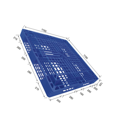 Ergonomische dynamische nahtlose Beförderung 1200Kg PET Kunststoffpalette-1190x1150