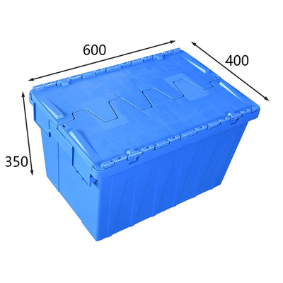 Nistbares großes Plastikverschiffen packt HDPE blaue wiederverwendbare bewegende Behälter Lasts-50Kg ein
